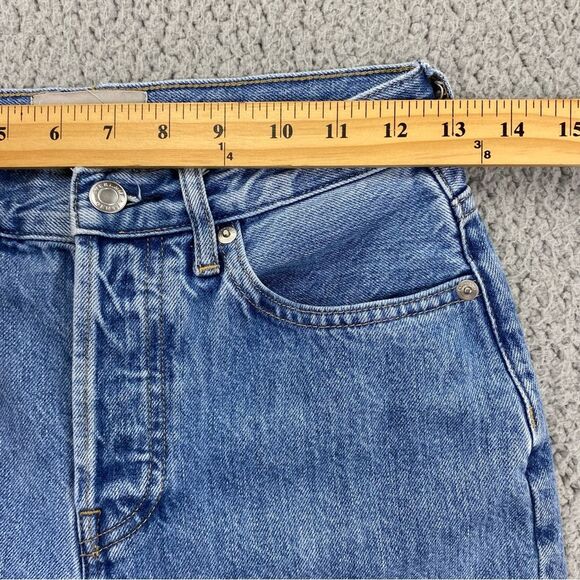 Everlane Women's The 90's Checky Straight Fit Cropped Jeans   |  Size:  25 - Picture 8 of 14